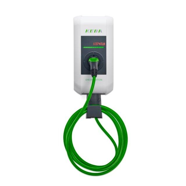 Keba-P30-Green-Edition-c-series-22kW-Wallbox-Typ2-Ladekabel