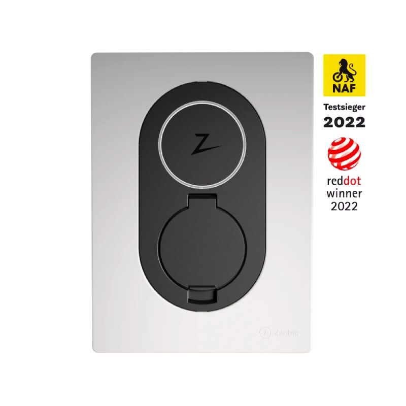 Zaptec-go-22kw Wallbox - Cloud-White - Testsieger