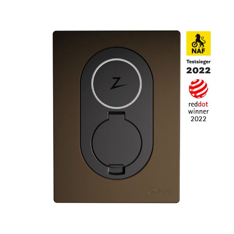 Zaptec-go-22kw Wallbox - Wood-Brown - Testsieger