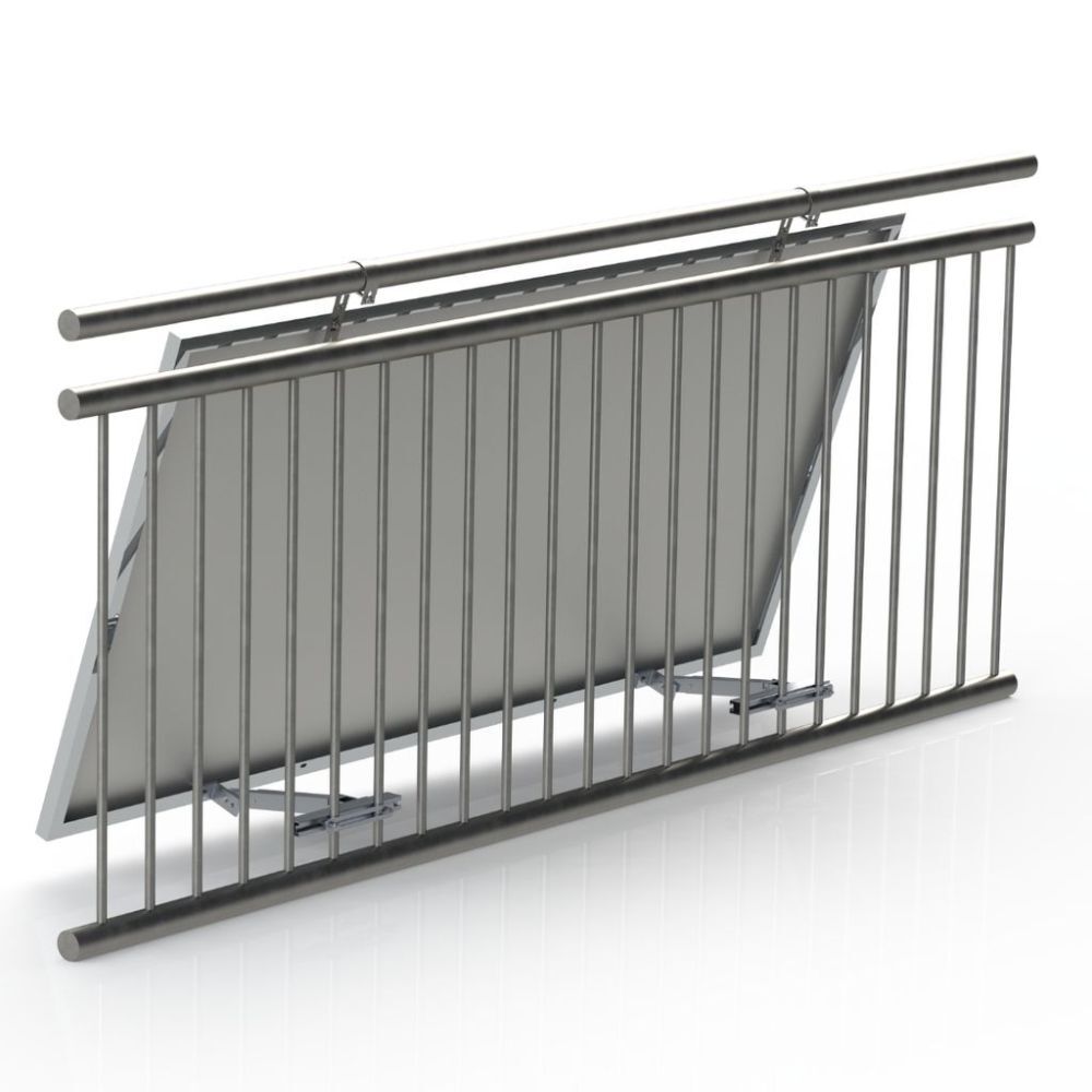 Solarmodul-Balkon-Halterung-Balkonkraftwerk