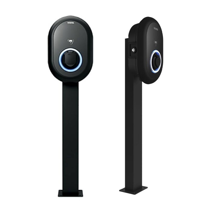 Vestel Standfuß EVC04 Dual Mount Black für 1-2 Vestel EVC04 Wallboxen – Bild 2