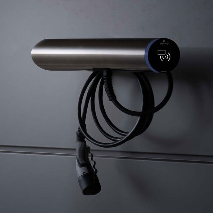 Hesotec Wallbox ebox wr30-R inkl. Ladekabel an Wand