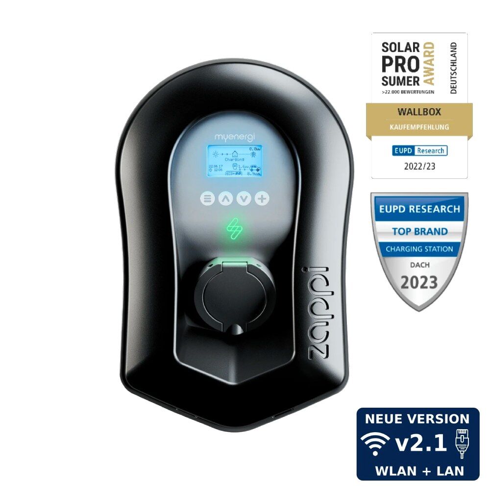Myenergi-Zappi-Wallbox-22kW-2H22UB-T-V2.1-Schwarz