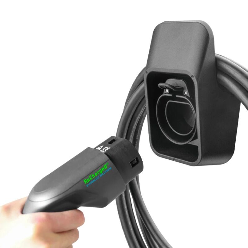 ReChargeU Typ2-Stecker- & Kabelhalterung für Wallboxen