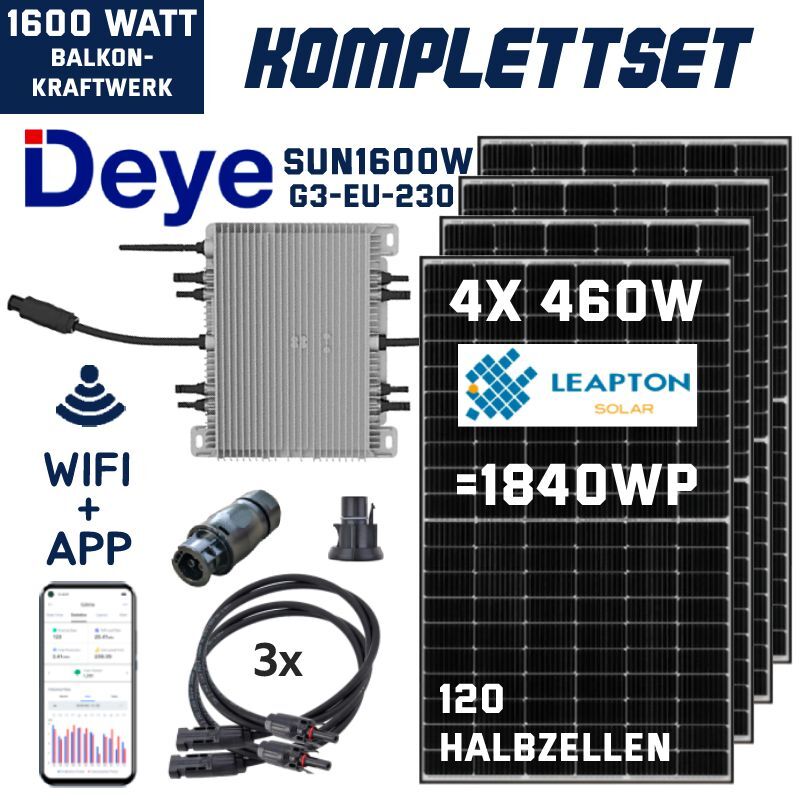 Balkonkraftwerk-1600W-1840W-Deye-Leapton
