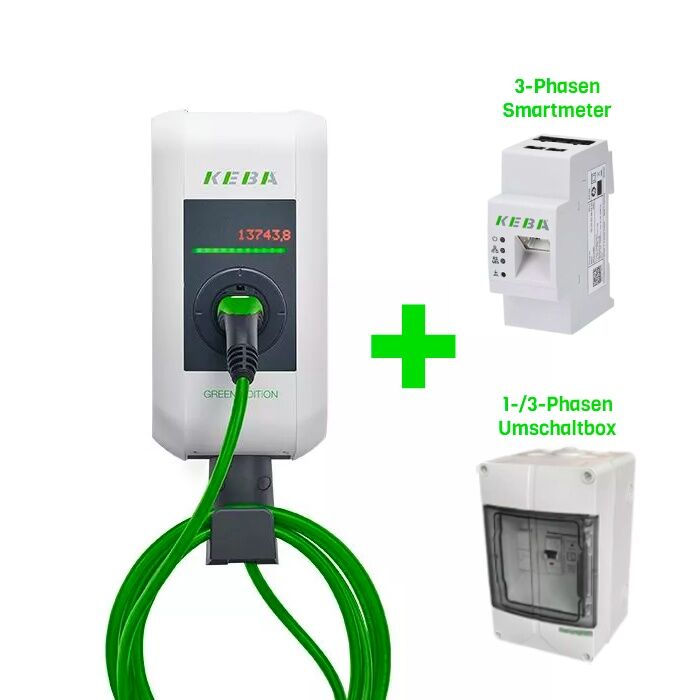 Keba-P30-PV-SET-Professional inkl. PV-Überschuss + Dienstwagenabrechnung
