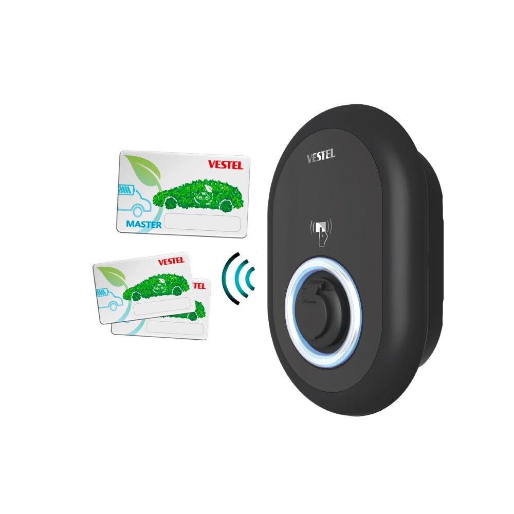 VESTEL Wallbox EVC04-AC22SW 22kW <br><small>inkl. Typ-2 Buchse + RFID + App</small> – Bild 3