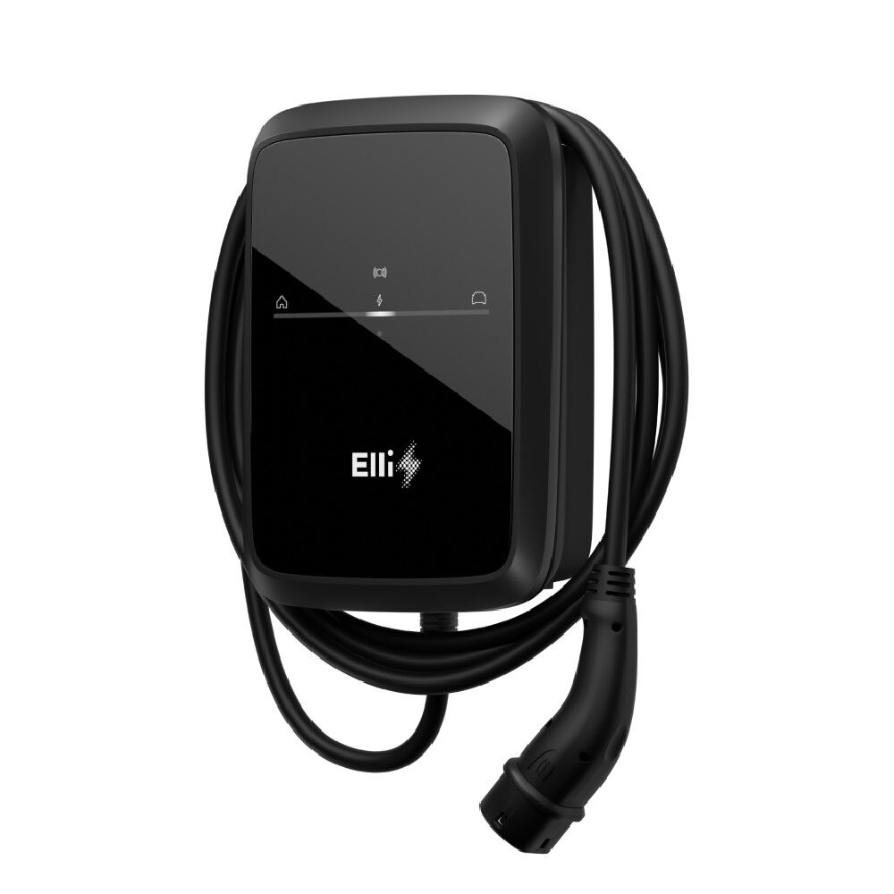 Elli Charger 2 Wallbox mit 11kW Ladeleistung und Ladekabel
