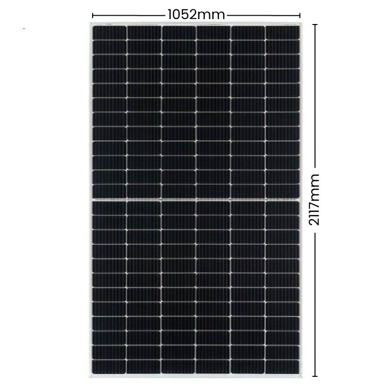 Balkonkraftwerk 800W Bifacial Set 910Wp - Effizienz<br><small>Hoymiles HM-800 + 2x 455W JA-Solarmodul Bifacial</small> – Bild 3